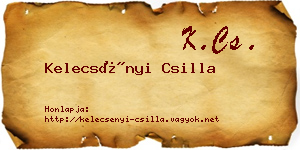 Kelecsényi Csilla névjegykártya